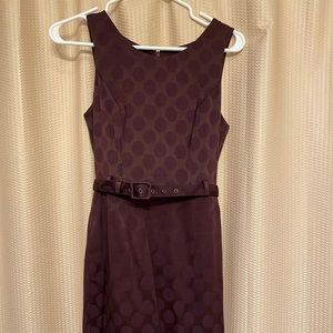 Banana republic size 0 purple pocket dress